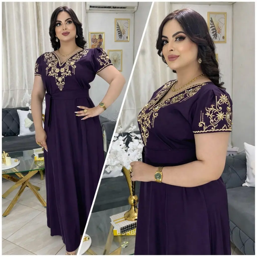 قندورة كراب مريحة مع طرز راقي